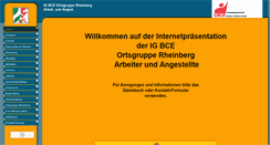 Desktop Screenshot of igbce-ortsgruppe-rheinberg.de